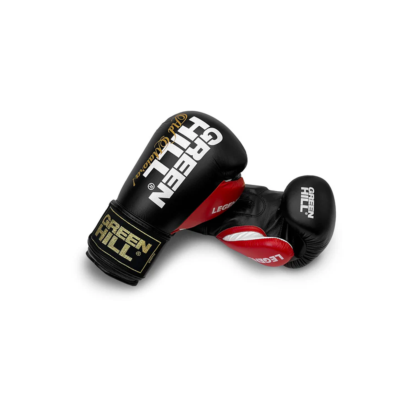 Green Hill LEGEND BLACK Edition Boxhandschuhe mit Gelenkschutz