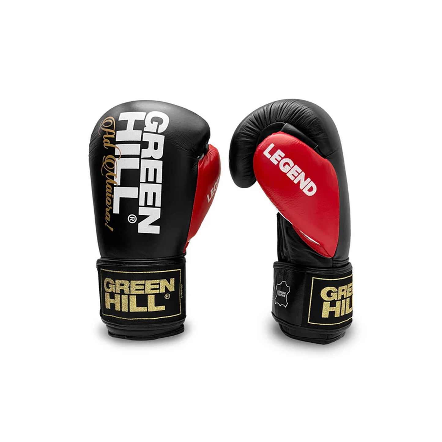 Green Hill LEGEND BLACK Edition Boxhandschuhe mit Gelenkschutz