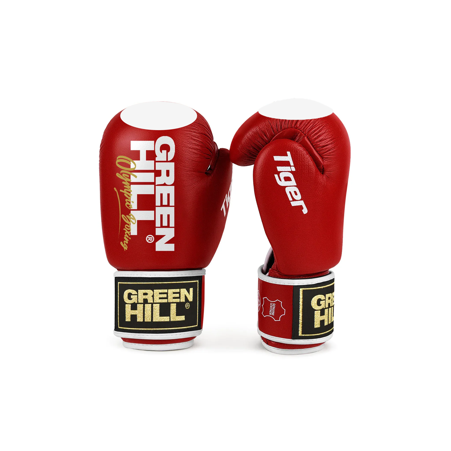 Green Hill TIGER Boxhandschuhe mit Trefferfläche - Leder