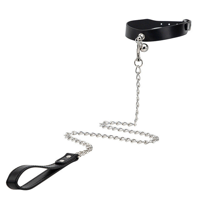 Faux Leather Collar and Leash