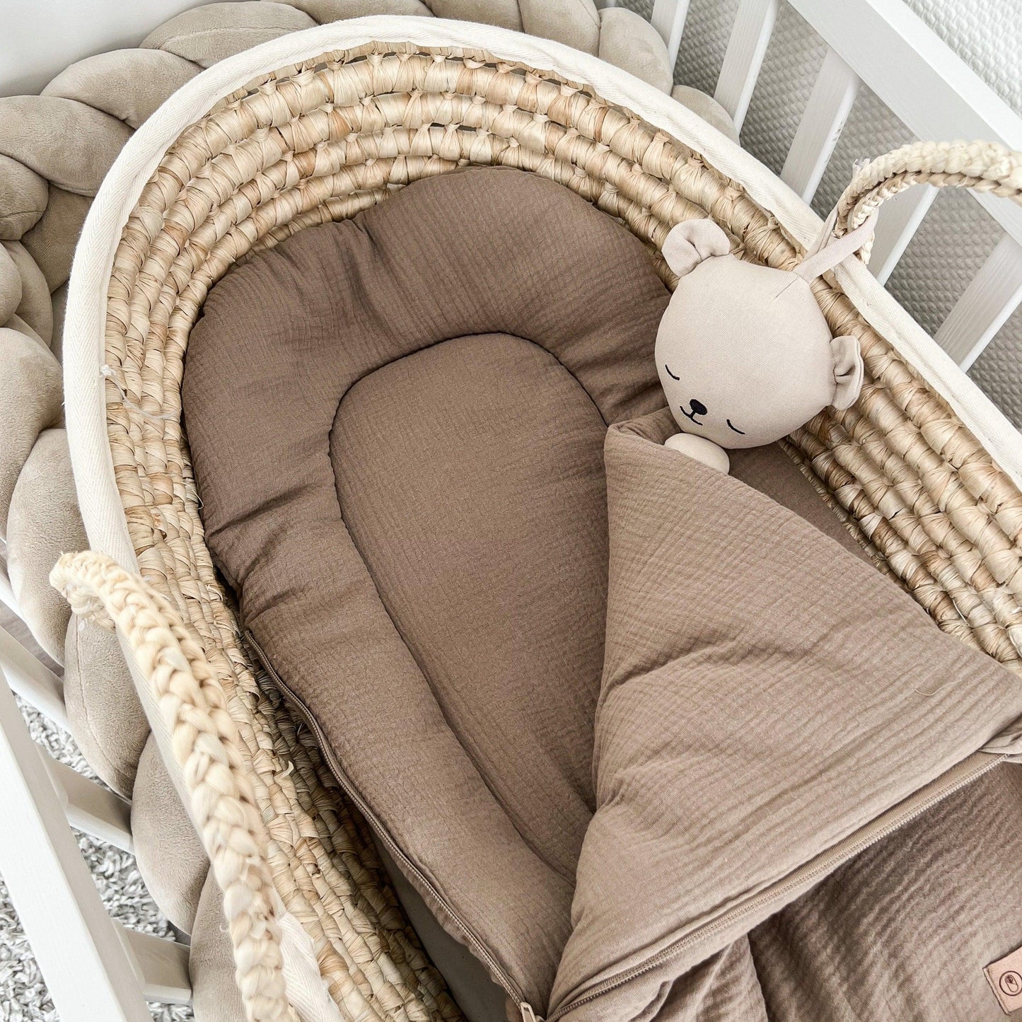 Babyschlafsack Sleepy Musselin – Atmungsaktiver Ganzjahresschlafsack