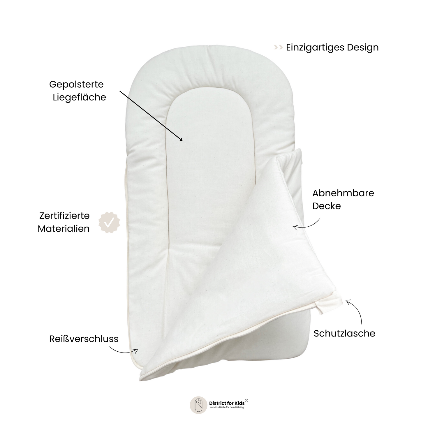 Babyschlafsack Sleepy Bio-Baumwolle - Ganzjahresschlafsack