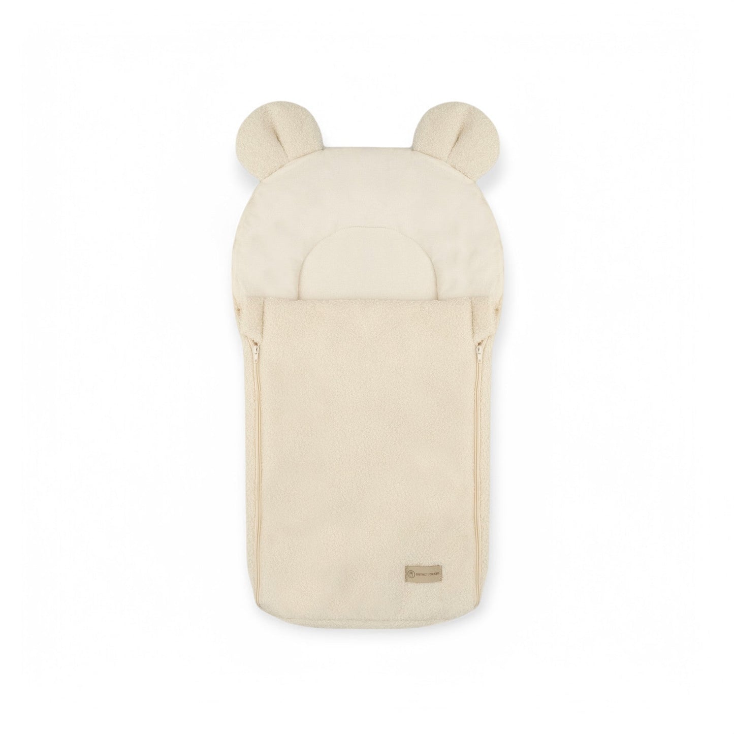 Babyschlafsack Teddyohren Teddy Bouclé - kuscheliger Ganzjahresschlafsack