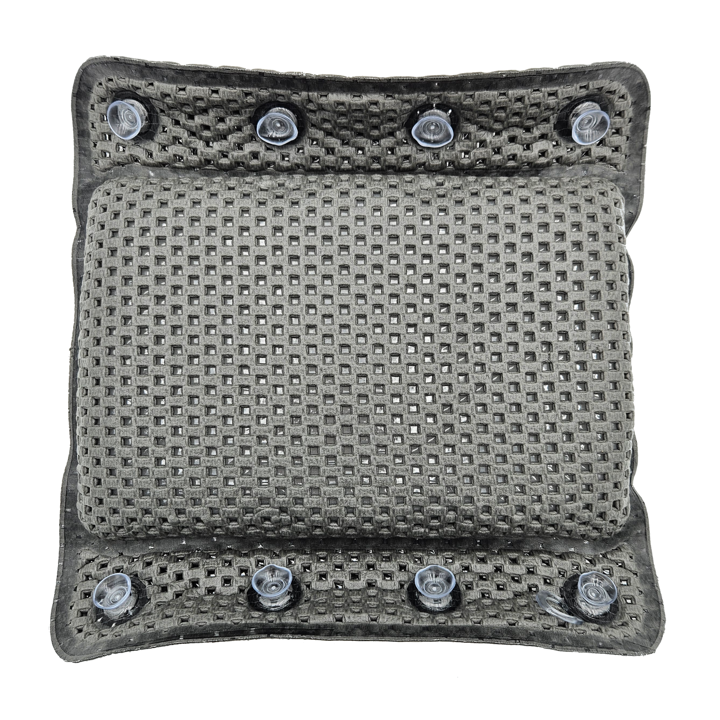 Badewannenkissen grau weiß blau Badekissen mit Saugnäpfen Spa Wannenkissen Kopfkissen