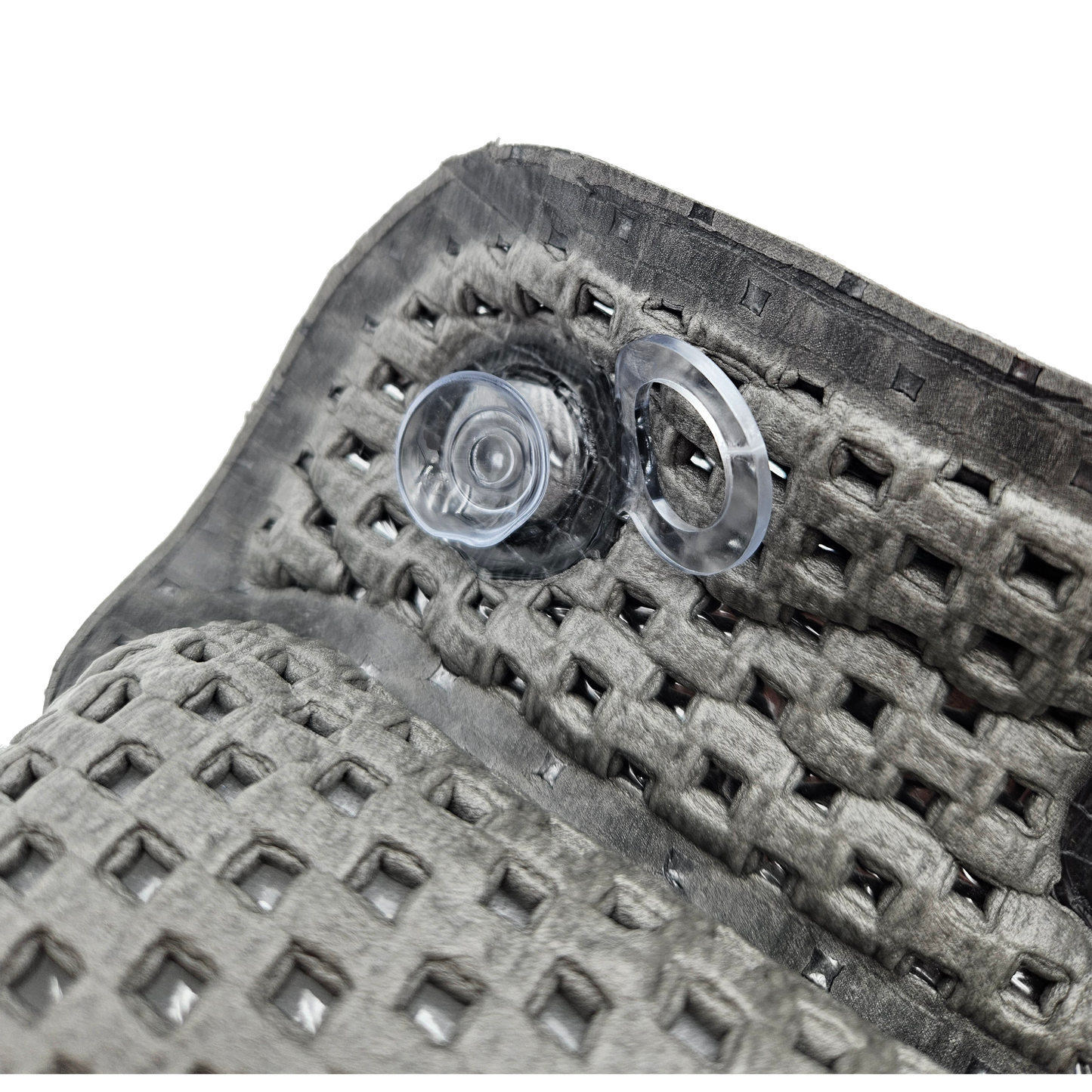 Badewannenkissen grau weiß blau Badekissen mit Saugnäpfen Spa Wannenkissen Kopfkissen