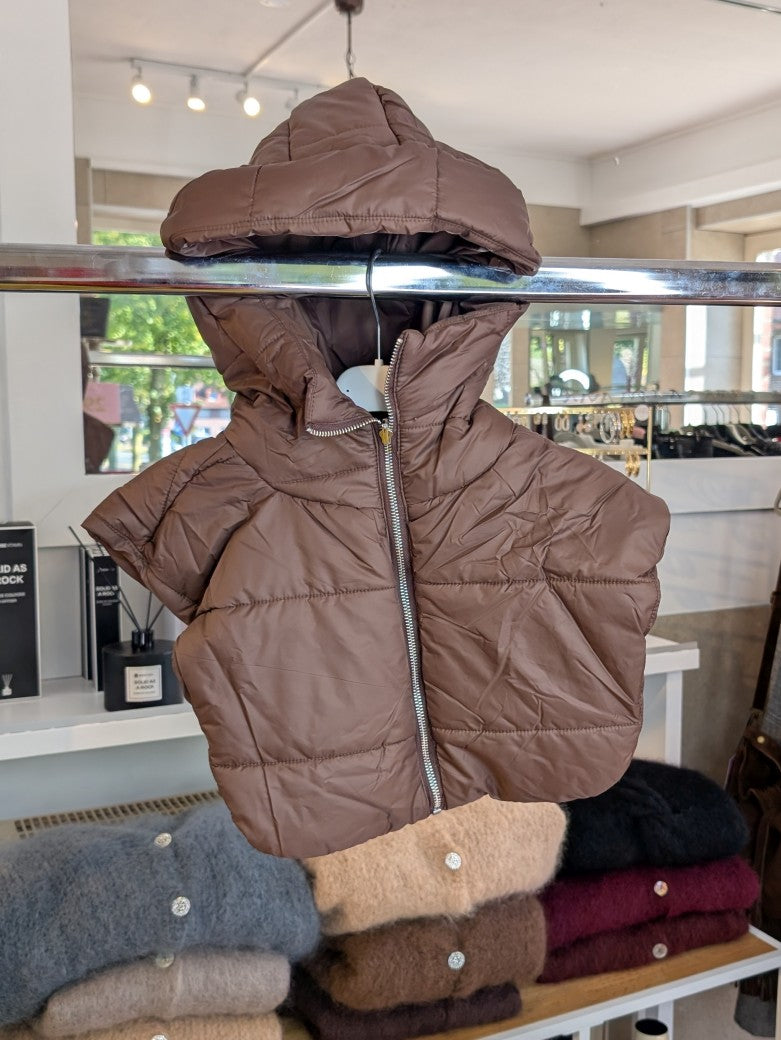 Balaclava, weatherproof, polyester, brown - by JUBYLEE A0018