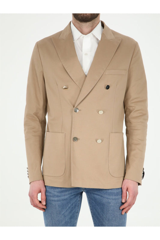 Beige cotton jacket