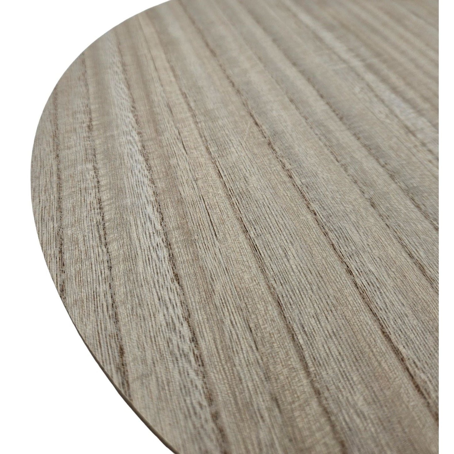 Beistelltisch Couchtisch rund Holz Metall Tisch Nachttisch Holztisch 40cm B-WARE