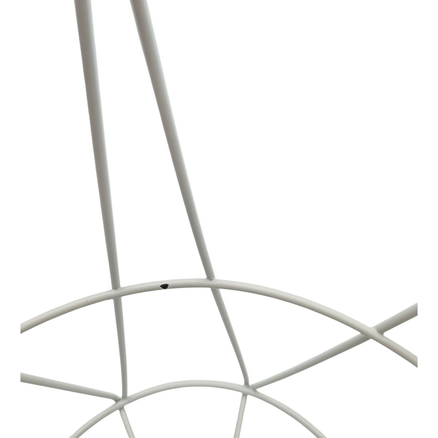 Kleiner Beistelltisch Aufbewahrungskorb mini Tisch Korb mit Deckel rund weiß