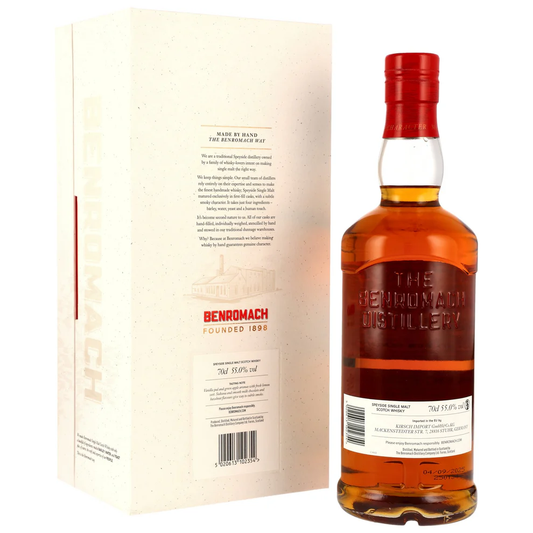 Benromach 22 2003/2025 - Wu Dram Clan + Kirsuberjaviskí - 1. fylling Bourbon og Sherry tunnur
