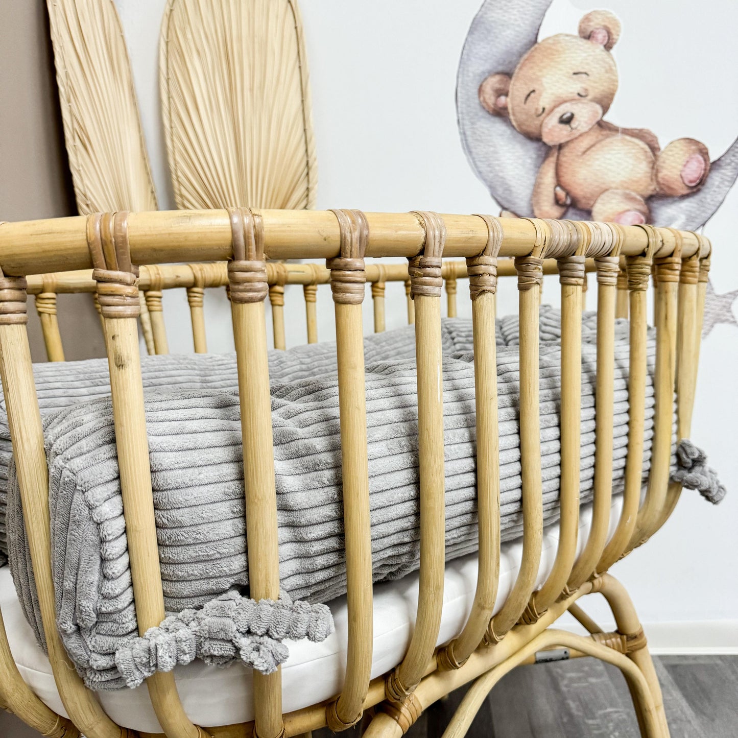 Bettschlange einsträngig Cord - Schutz, Komfort & Vielseitigkeit für dein Baby