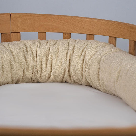 Bettschlange einsträngig Teddystoff Bouclé – Schutz & Vielseitig