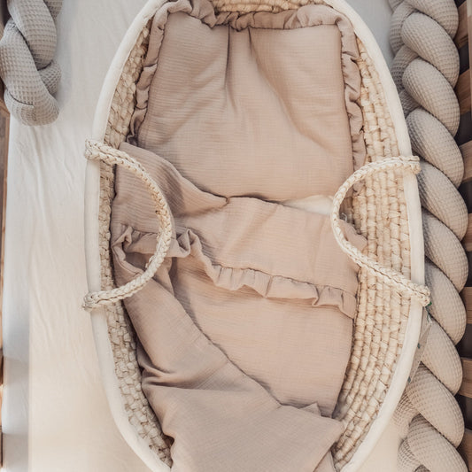 Bettwäsche gebrauchsfertig Musselin Rüschen – Weich & Atmungsaktiv