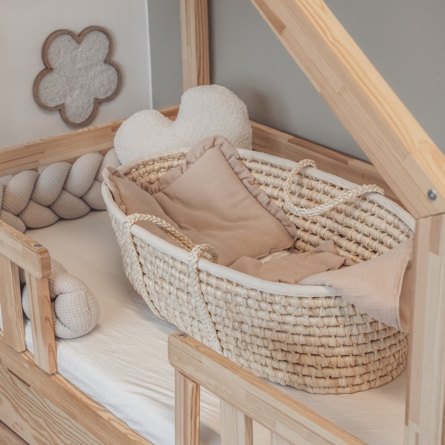 Bettwäsche gebrauchsfertig Musselin Rüschen – Weich & Atmungsaktiv