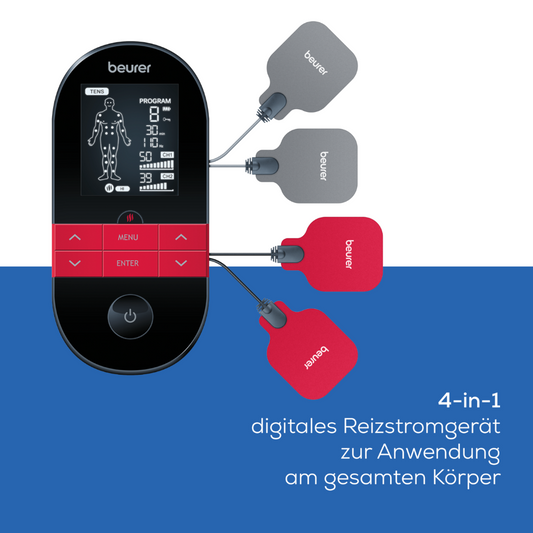 Auslaufartikel: Beurer Digital TENS/EMS EM 59 mit Wärmefunktion | Packung (1 Stück)