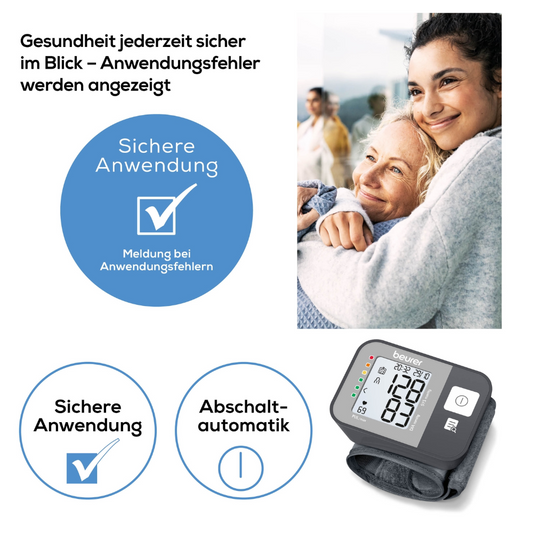 Auslaufartikel: Beurer Handgelenk-Blutdruckmessgerät BC 27 | Packung (1 Stück)