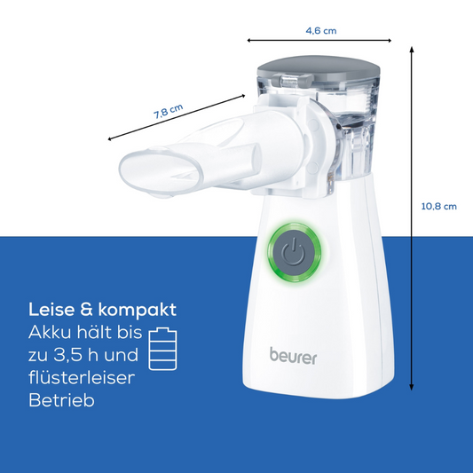 Auslaufartikel: Beurer IH 57 Inhalator mit Schwimgmembran-Technologie | Packung (1 Stück)
