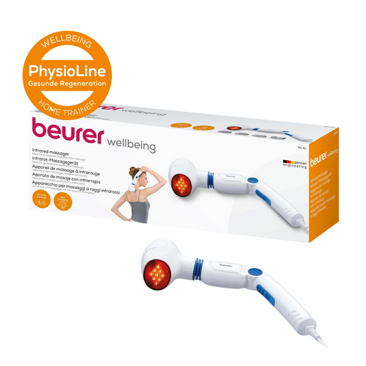 Auslaufartikel: Beurer MG 40 Infrarot-Massagegerät | Packung (1 Stück)