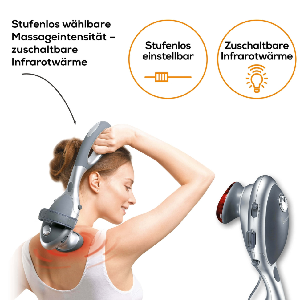 Auslaufartikel: Beurer MG 70 Infrarot-Massagegerät | Packung (1 Stück)