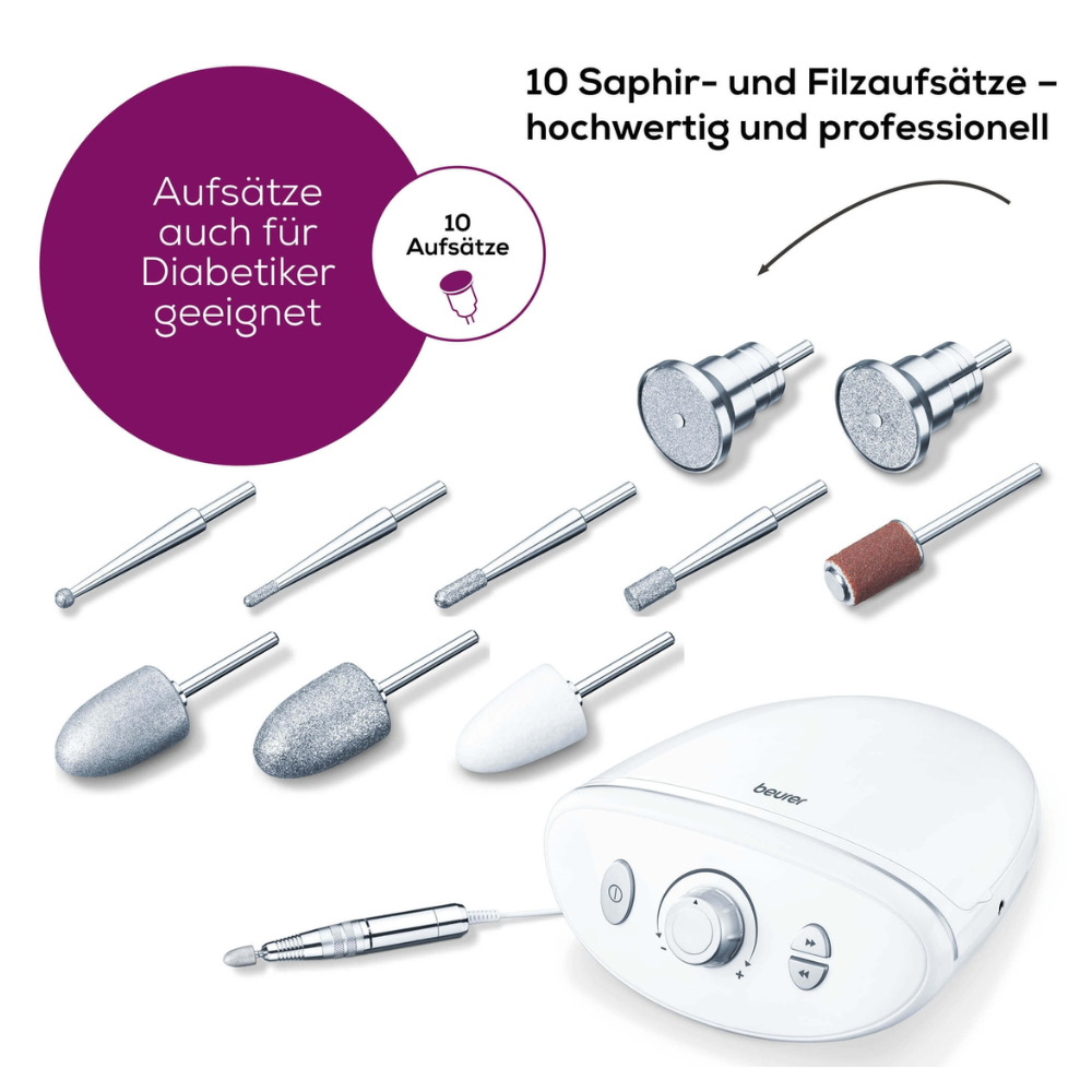 Auslaufartikel: Beurer MP 100 Maniküre-/ Pedikürestation | Packung (1 Stück)