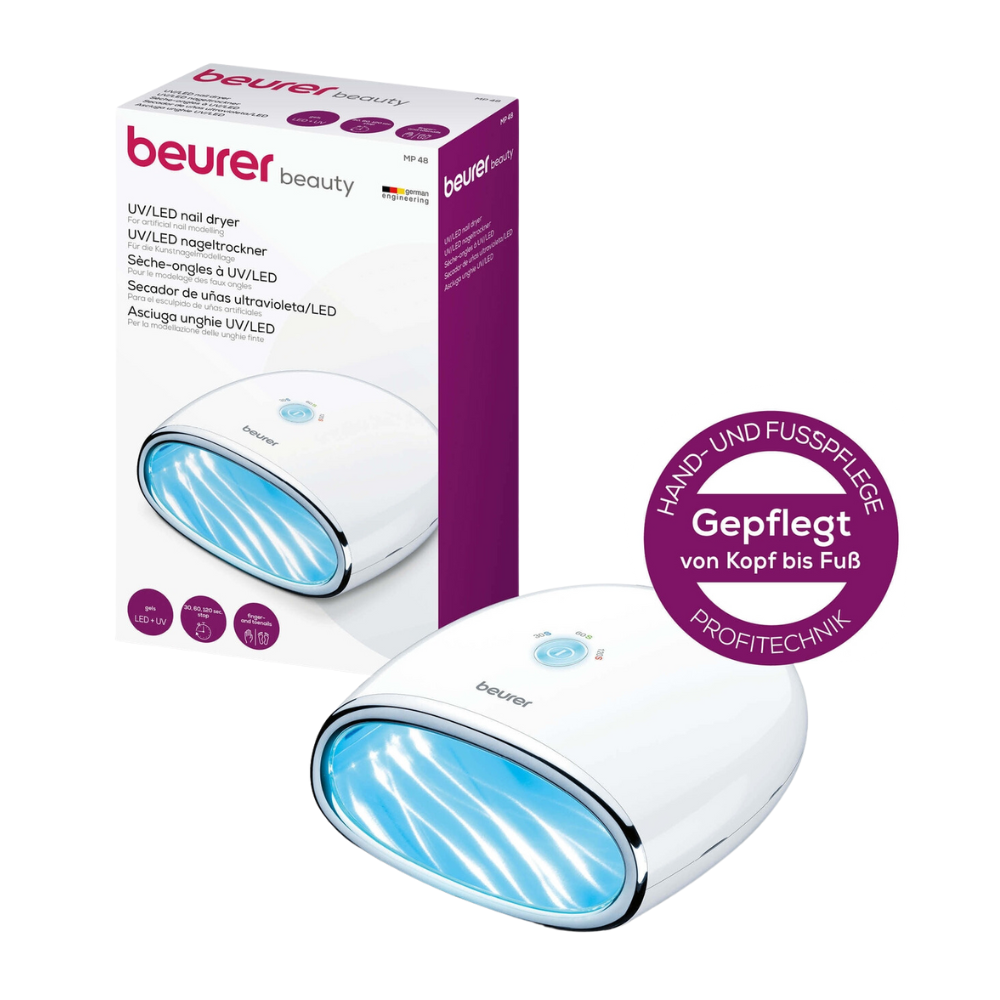 Auslaufartikel: Beurer MP 48 LED/UV-Nageltrockner | Packung (1 Stück)