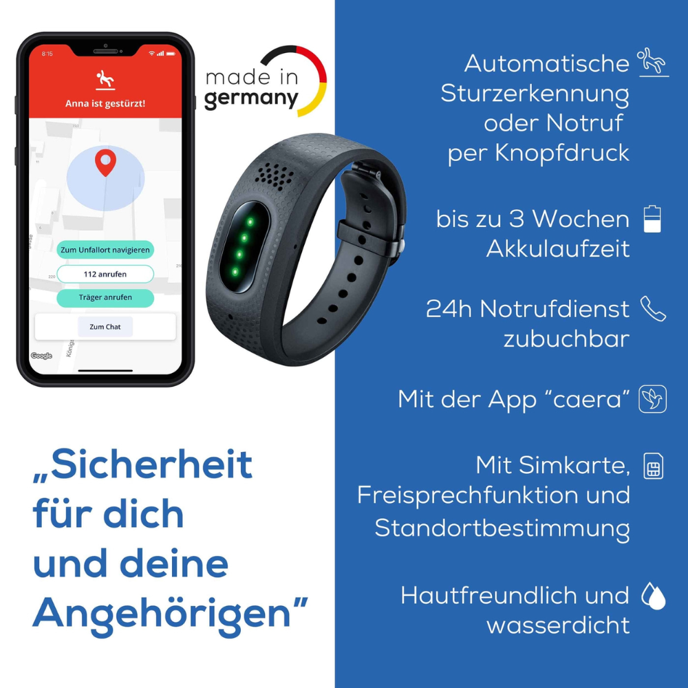 Auslaufartikel: Beurer Notfallarmband EC 70 SafePlus | Packung (1 Stück)