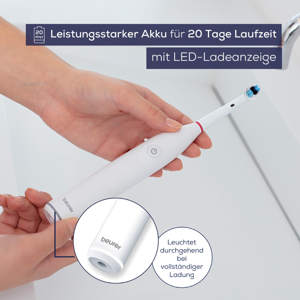 Auslaufartikel: Beurer TB 30 Elektrische Zahnbürste | Packung (1 Stück)