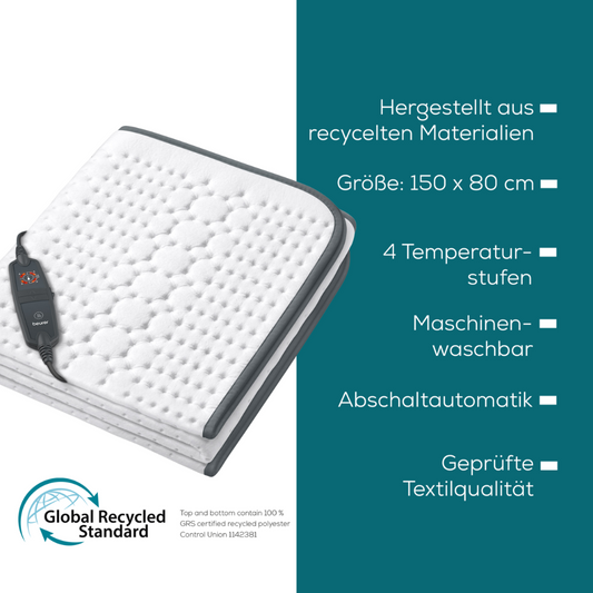 Auslaufartikel: Beurer Wärmeunterbett UB 60 Green Planet | Packung (1 Stück)