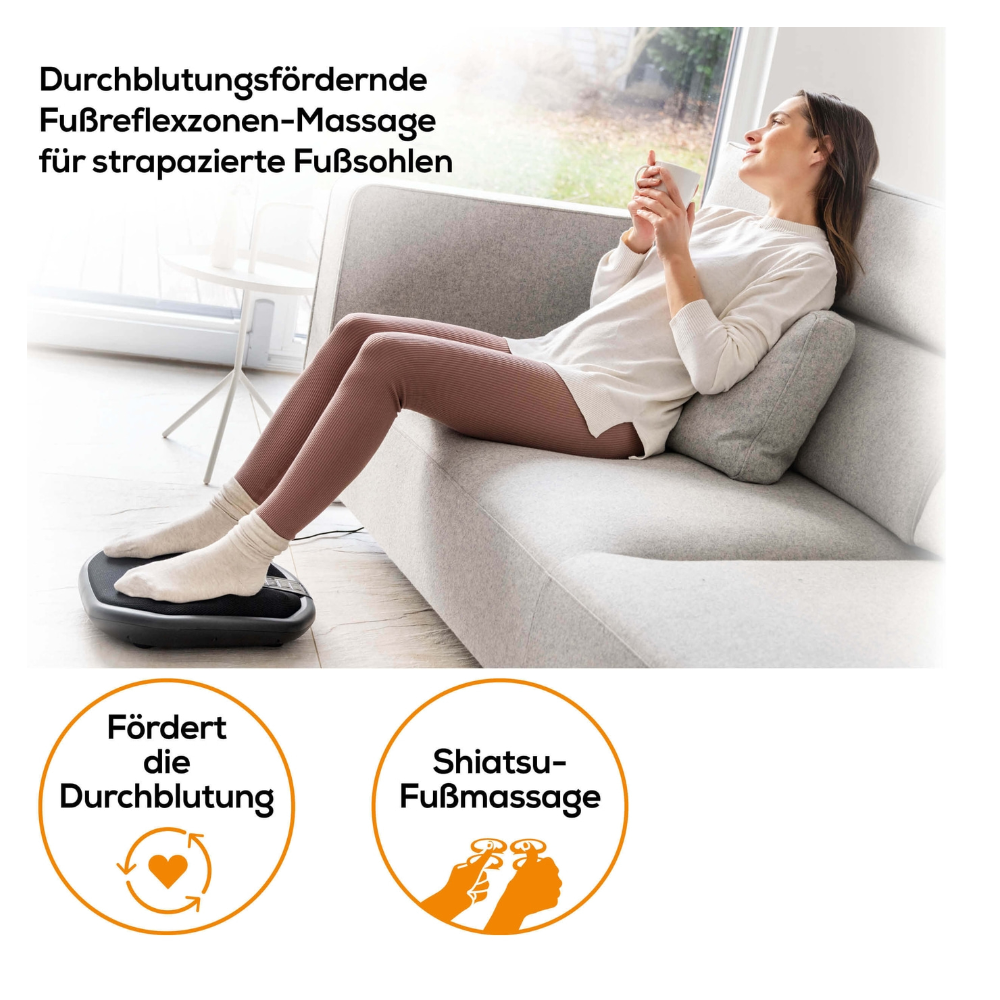 Auslaufartikel: Beurer FM 70 Shiatsu Fuß- und Rückenmassagegerät | Packung (1 Stück)