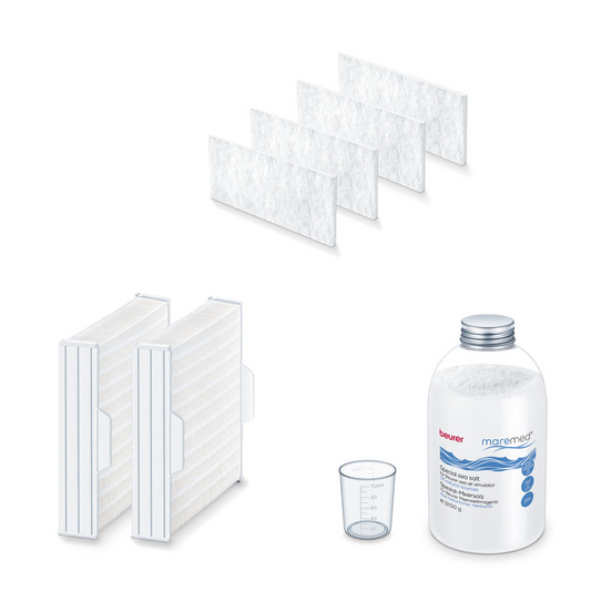 Auslaufartikel: Beurer maremed® MK 500 Salz & Filter Kombi-Set | Packung (1 Stück)