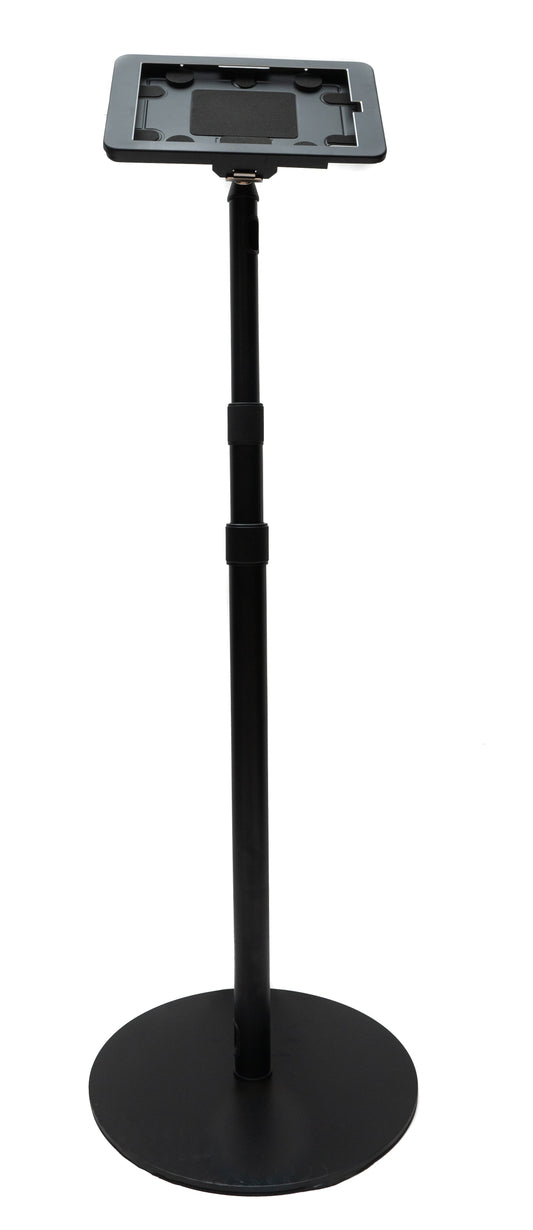 SYSTEM-S Floor Stand 150cm 360° Lockable Holder for iPad Mini 6 (2021) in Black