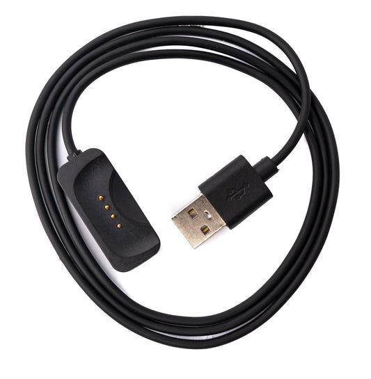USB 2.0 snúra 100 cm fyrir Oppo Watch 4 3 2 1 pro SE fyrir OnePlus Watch 2 snjallúr í svörtu