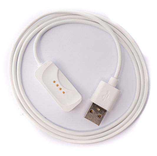 USB 2.0 Kabel 100 cm für Oppo Watch 4 3 2 1 pro SE für OnePlus Watch 2  Smartwatch in Weiß