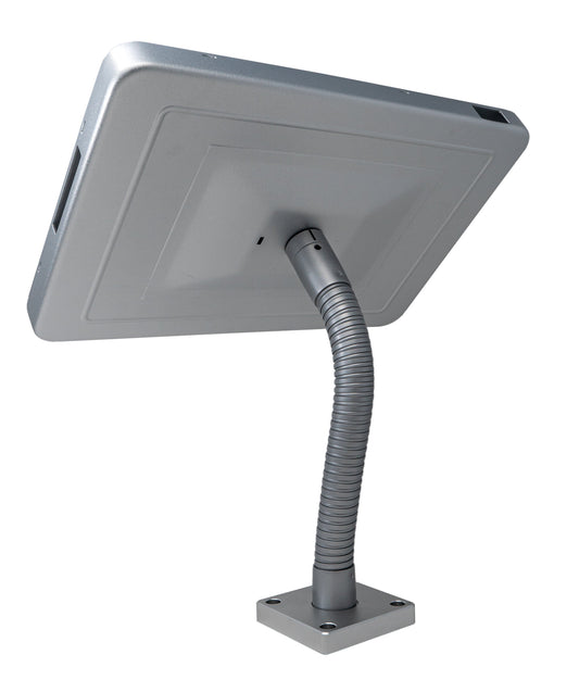 SYSTEM-S Tisch Halterung 360° Ständer abschließbar flexibel für Surface Pro 7 in Grau