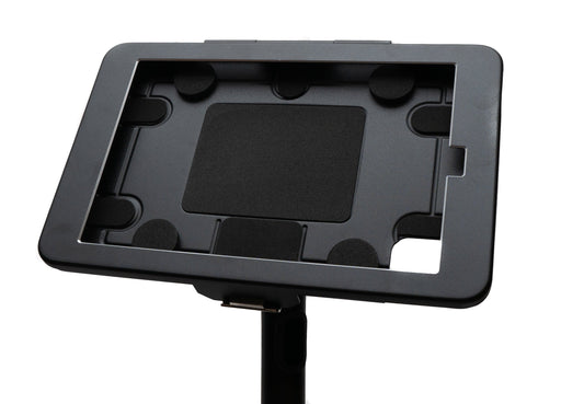 SYSTEM-S Floor Stand 150cm 360° Lockable Holder for iPad Mini 6 (2021) in Black