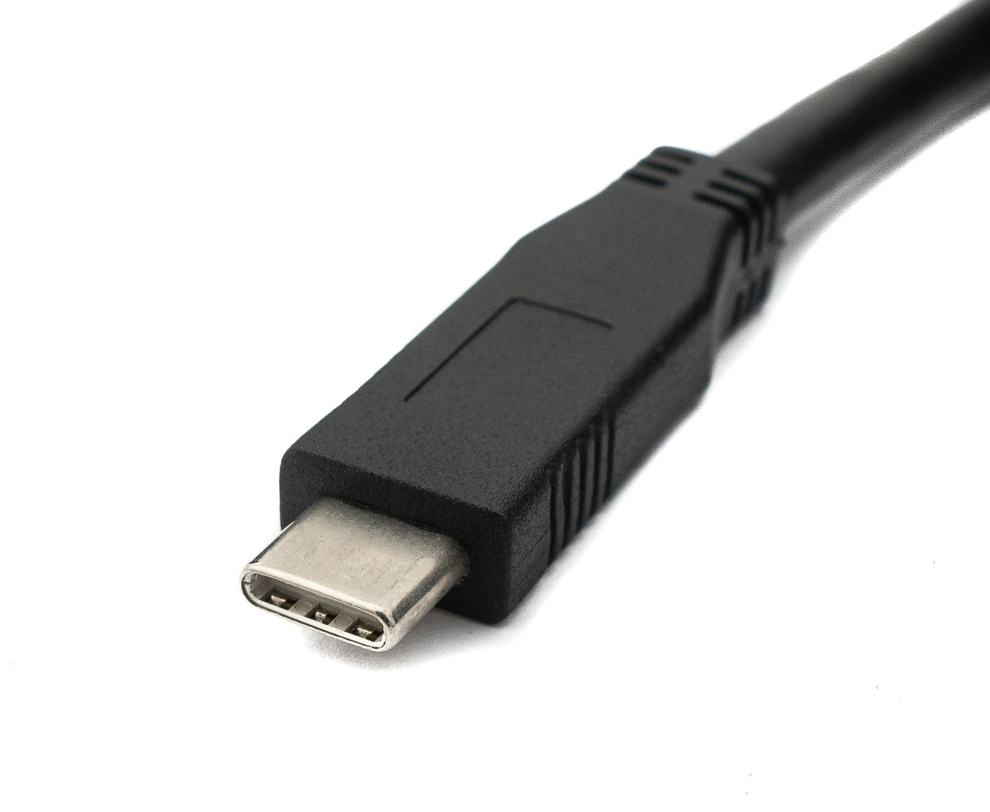SYSTEM-S USB 3.1 einhliða kapall 8 m Tegund C karlkyns í karlkyns í svörtu