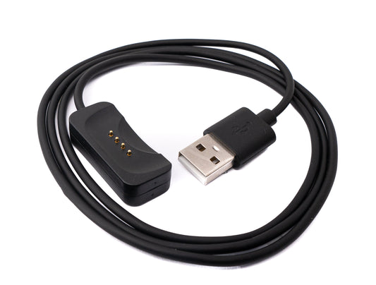 USB 2.0 snúra 100 cm fyrir Oppo Watch 4 3 2 1 pro SE fyrir OnePlus Watch 2 snjallúr í svörtu