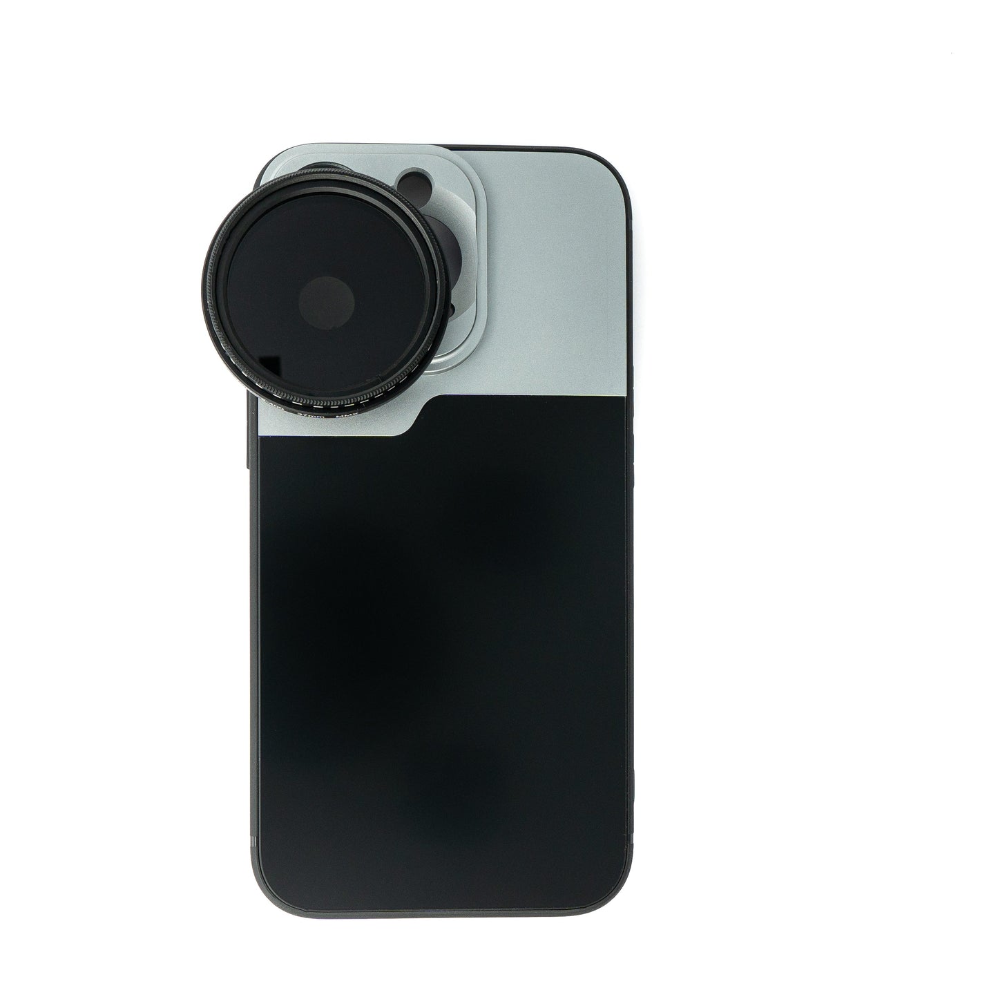 SYSTEM-S ND Vario sía 37 mm 2 til 4000 hlutlaus þéttleiki með hulstri fyrir iPhone 13 Pro