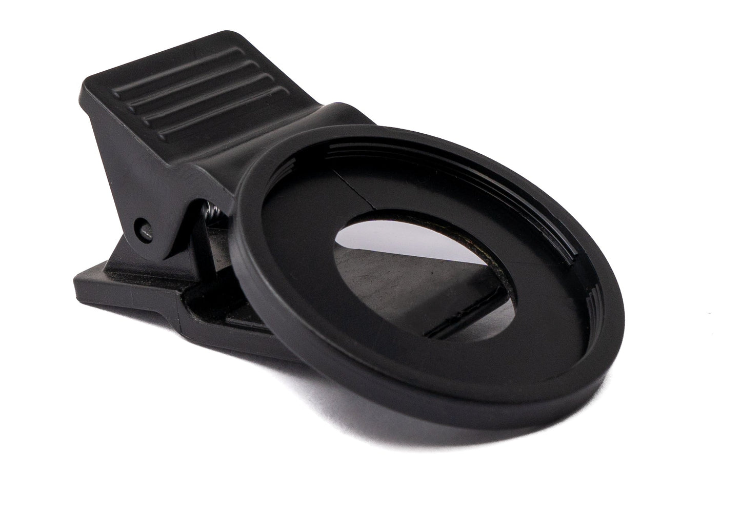 SYSTEM-S Makro Linse +8 Zoom Close Up Filter mit Clip in Schwarz