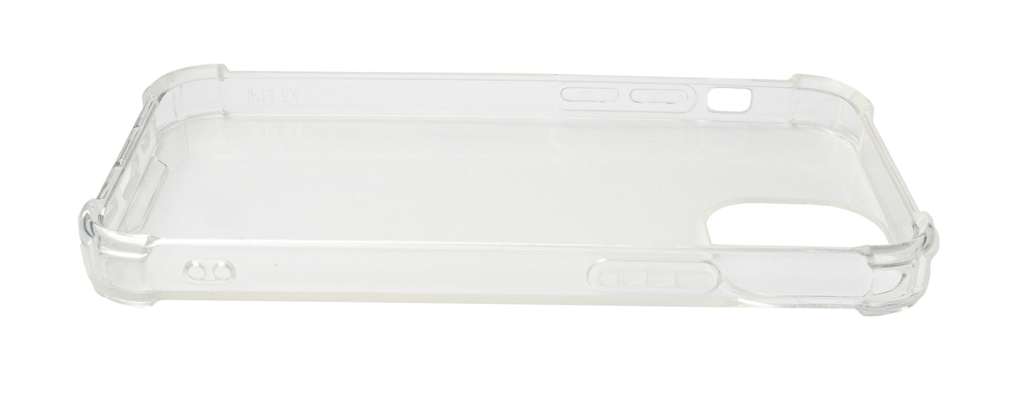 SYSTEM-S Schutzhülle aus Silikon in Weiß Transparent Hülle für iPhone 13 Mini