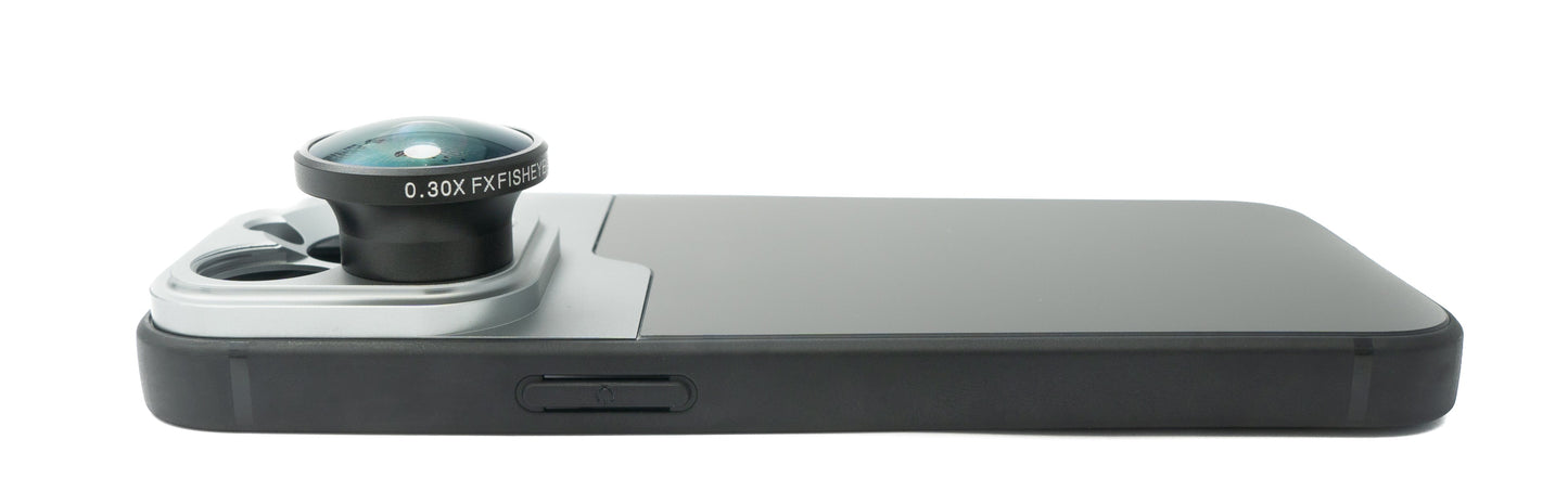 SYSTEM-S Fisheye Lens Case Filter for Photography for iPhone 14 Pro