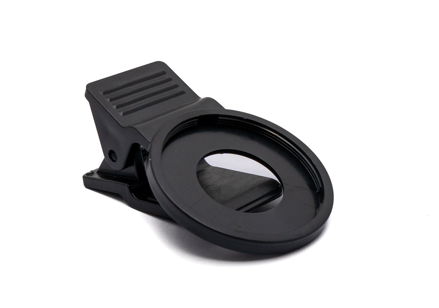 SYSTEM-S Makro Linse +4 Zoom Close Up Filter mit Clip in Schwarz