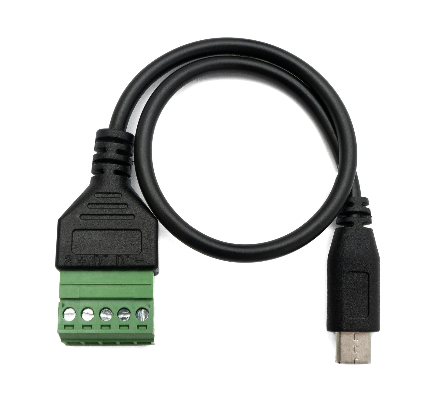 SYSTEM-S USB 3.1 cable 30cm Type C plug to 5-pin PCB connector adapter black