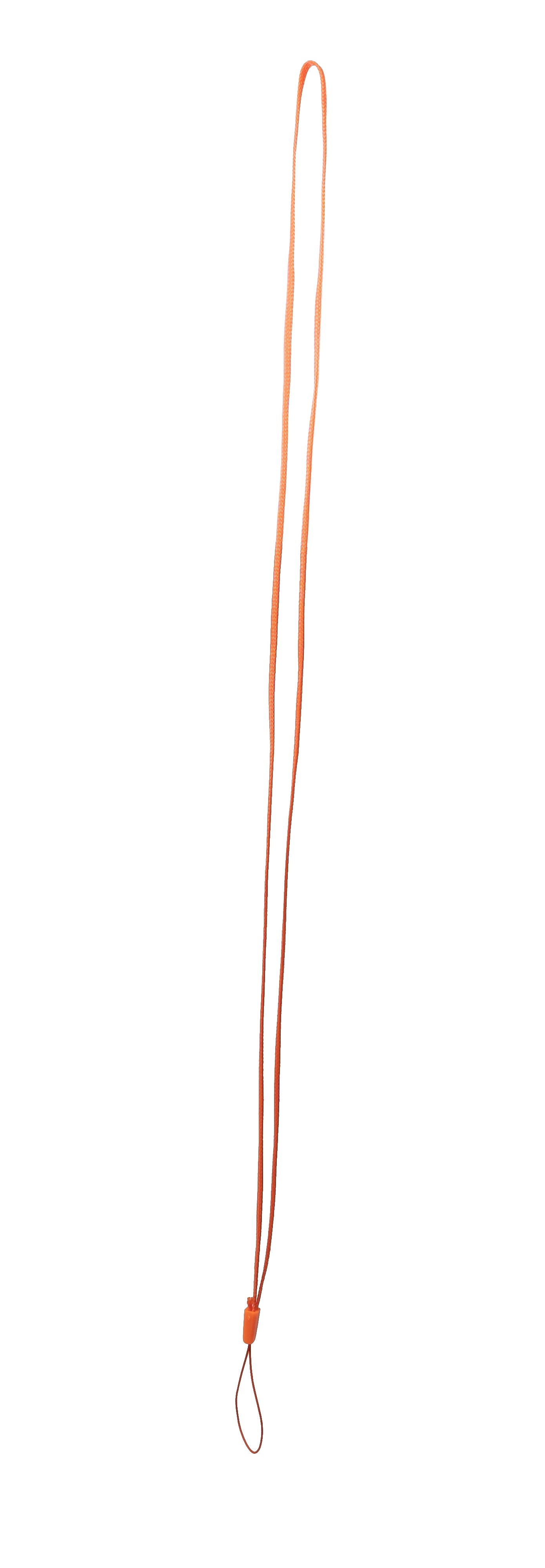 SYSTEM-S 5x Neck Strap Lanyard in Orange for Smartphone MP3 Player