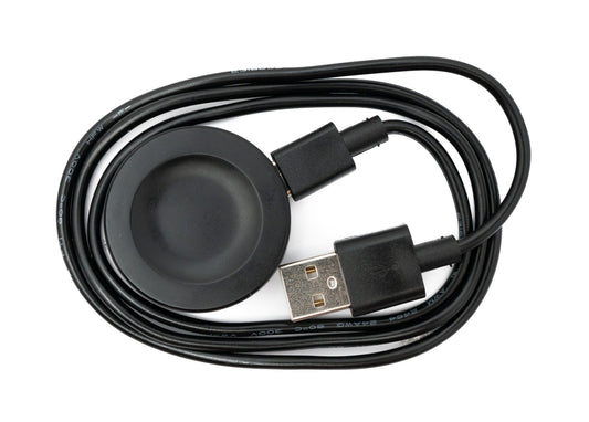 SYSTEM-S USB 2.0 Cable 100 cm Charging Station for Huawei Watch GT3 42/46mm Smartwatch Black