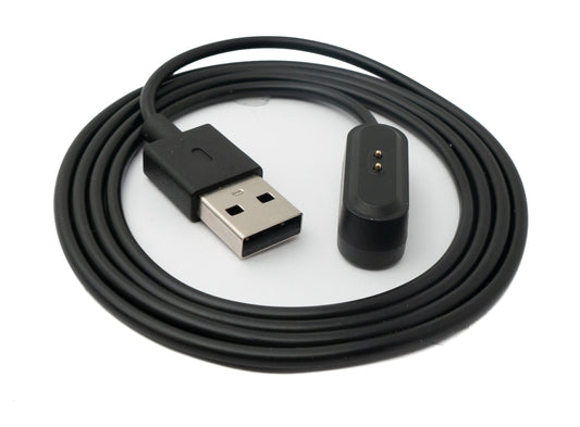 USB 2.0 Kabel 100 cm für Oppo Watch Free Smartwatch in Schwarz