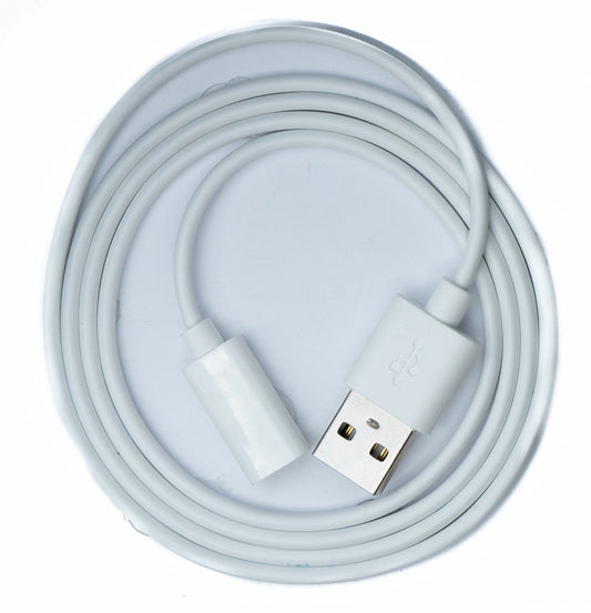 SYSTEM-S USB 2.0 snúra, 100 cm, hleðslusnúra fyrir Huawei M Pen 2 blýant, hvít