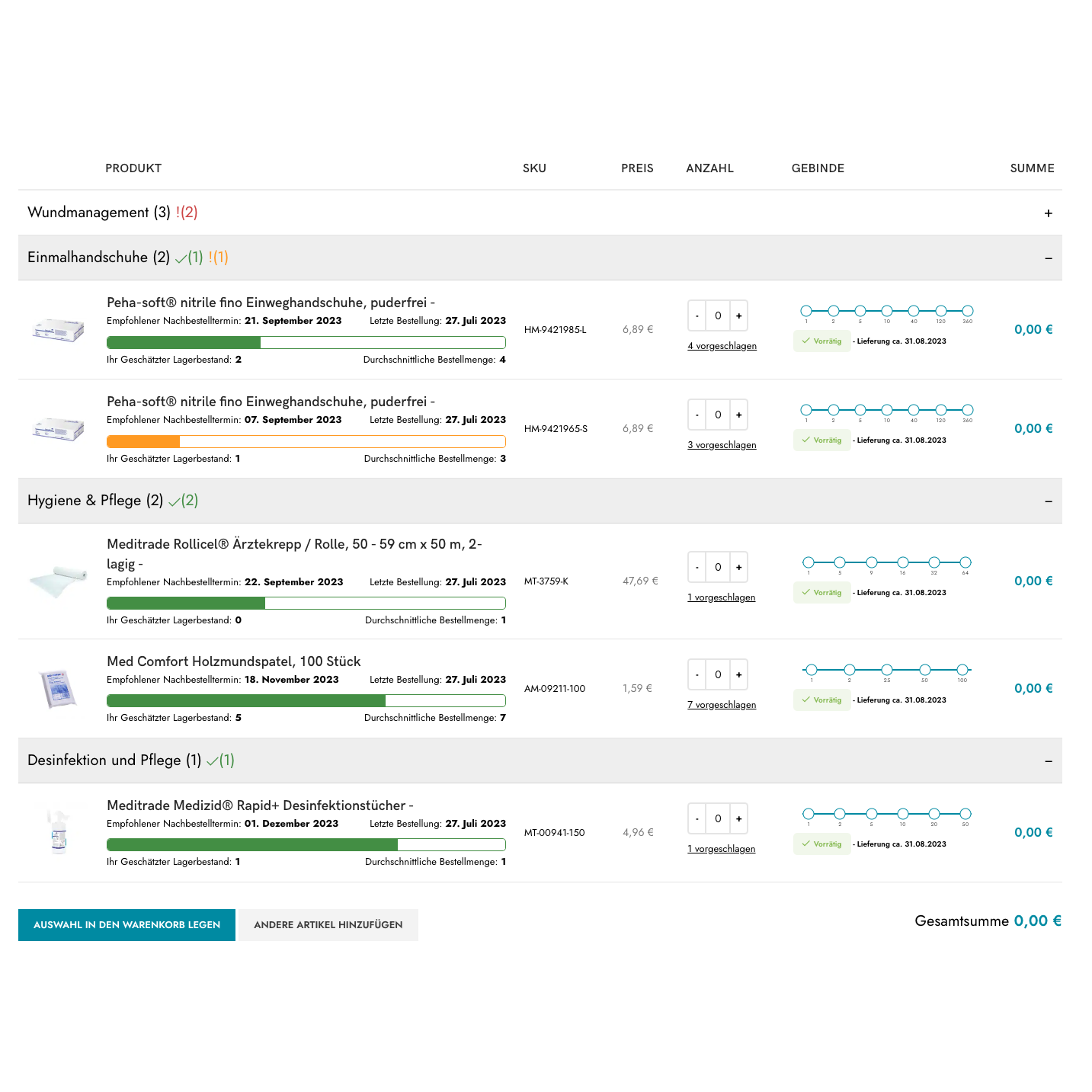 Shopify B2B Order Tool: Bestelltool mit Bestellwecker und kundenindividuellen Preisen
