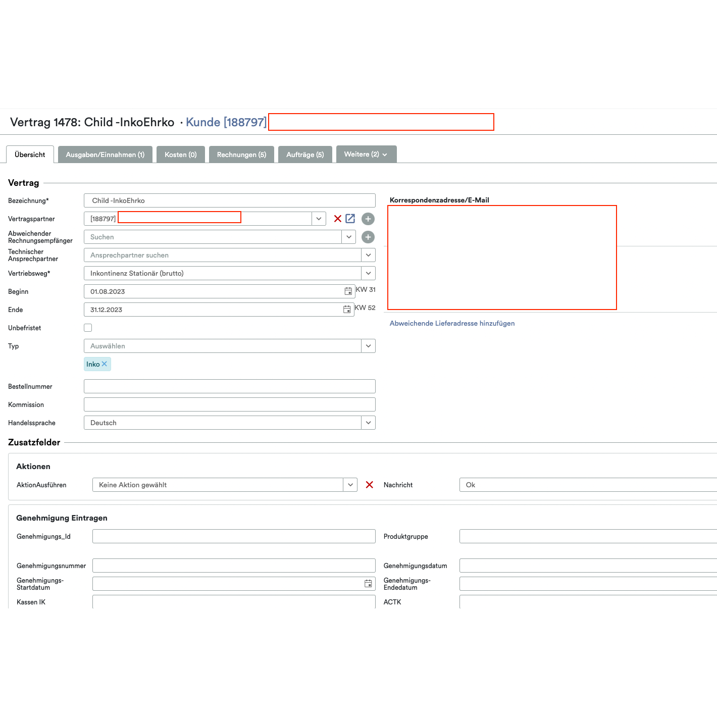 CareBox Inco: Weclapp Abrechnungs- & Ordertool für Pflegehilfsmittel und Inkontinenz
