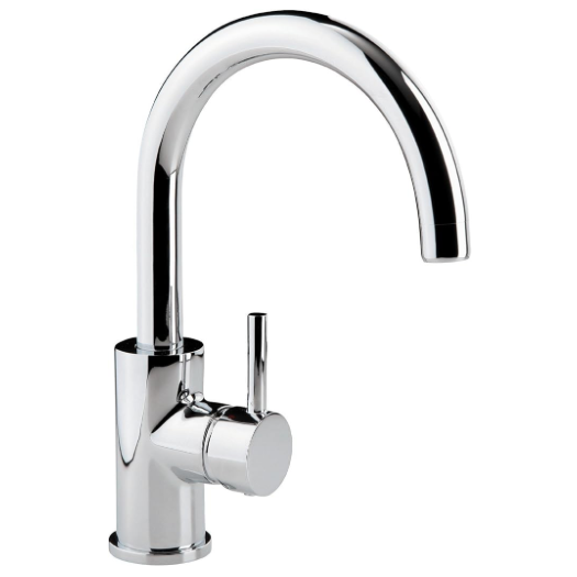 Sanitop-Wingenroth "Lago" Waschtisch-Einhebelmischer mit höherem Auslauf (chrom)